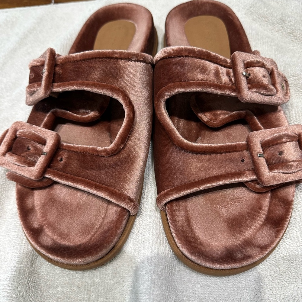 Velvet Double Buckle slide